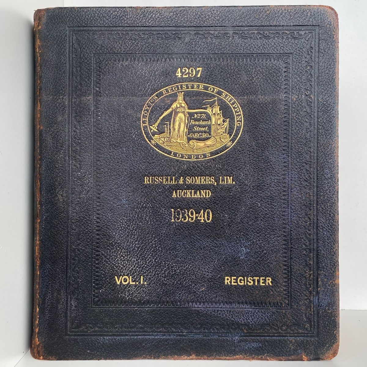 LLYOD'S REGISTER OF SHIPPING 1939 - 1940, Volume 1, Register - 4297