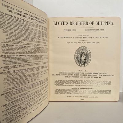 LLOYD'S REGISTER OF SHIPPING 1939 - 1940, Volume 1, Register - 4297