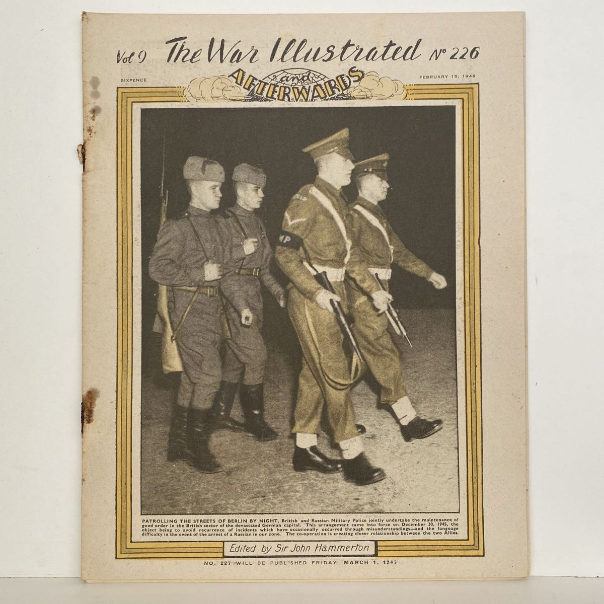 THE WAR ILLUSTRATED - Vol 9, No 226, 15th Feb 1946
