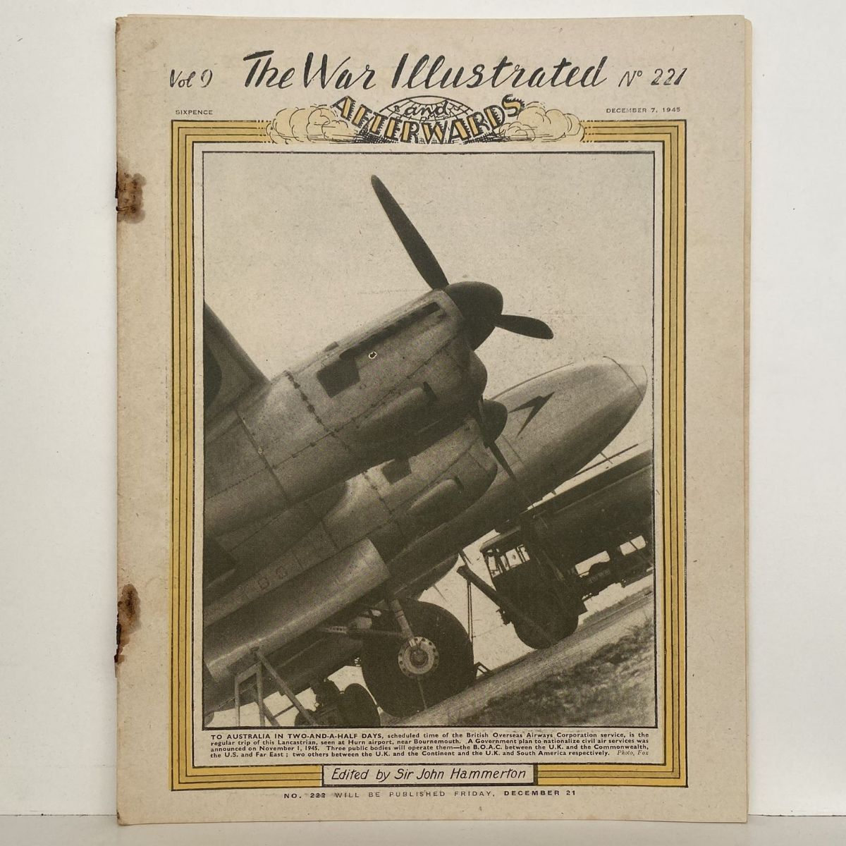 THE WAR ILLUSTRATED - Vol 9, No 221, 7th Dec 1945