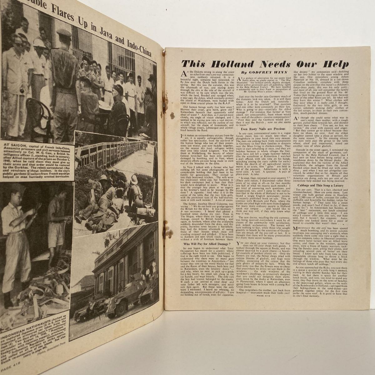 THE WAR ILLUSTRATED - Vol 9, No 219, 9th Nov 1945
