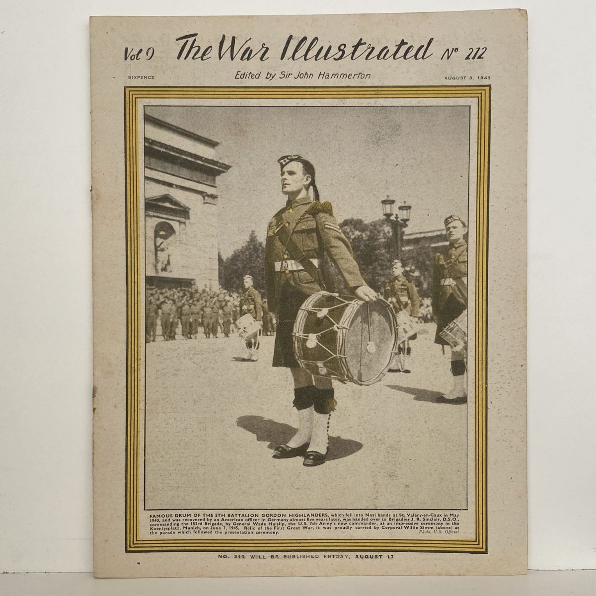 THE WAR ILLUSTRATED - Vol 9, No 212, 3rd Aug 1945