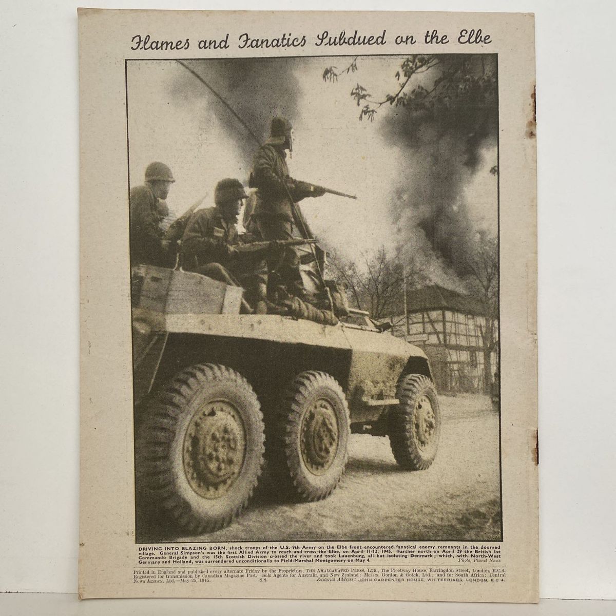 THE WAR ILLUSTRATED - Vol 9, No 207, 25th May 1945