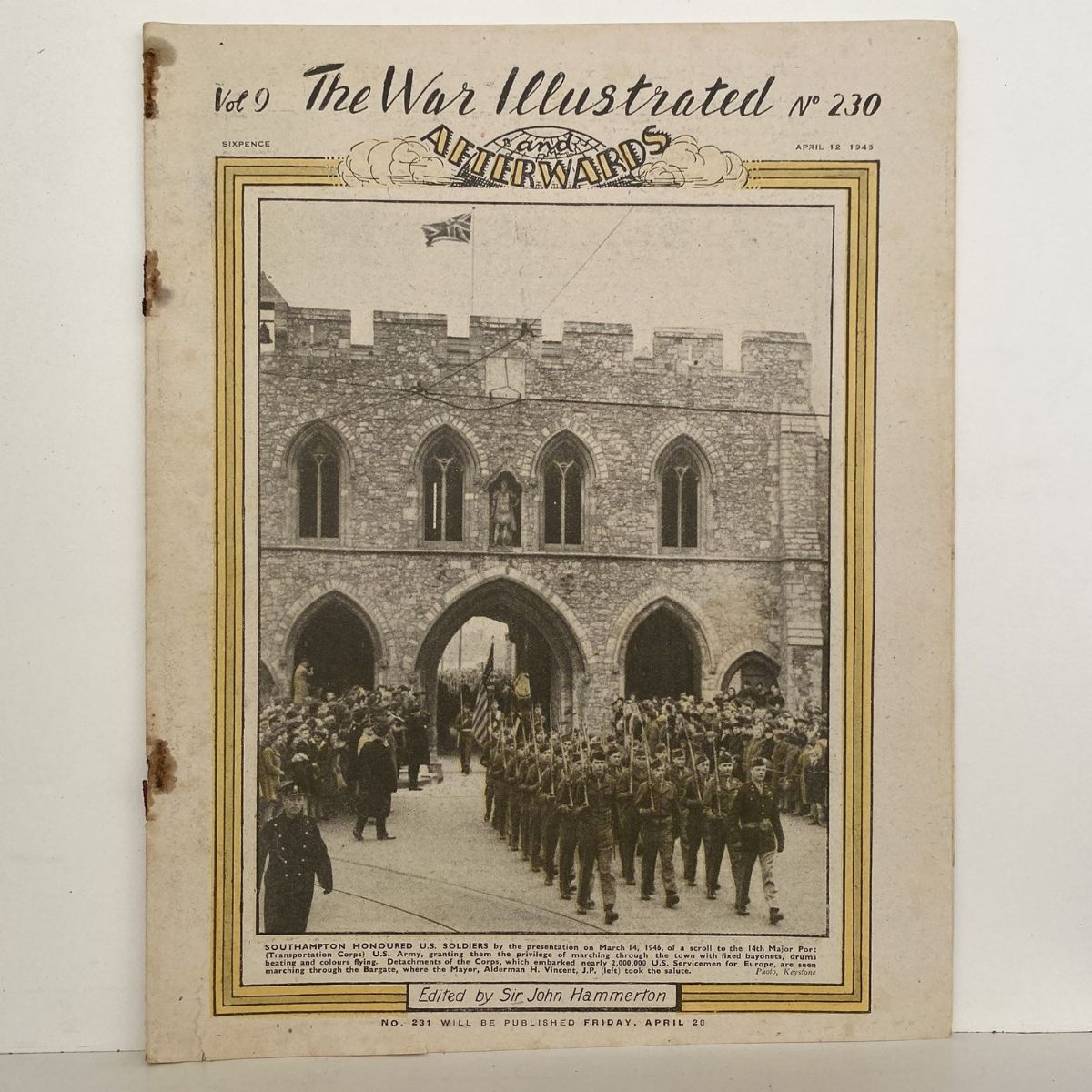 THE WAR ILLUSTRATED - Vol 9, No 230, 12th Apr 1946