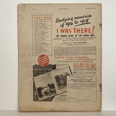 THE WAR ILLUSTRATED - Vol 3, No 56, 27th Sept 1940