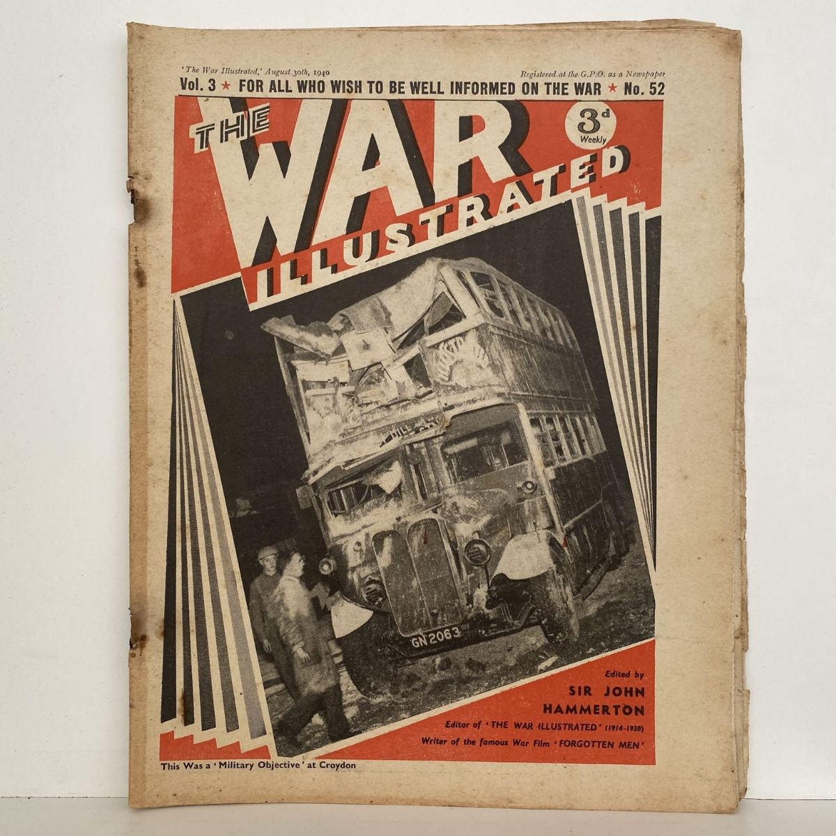 THE WAR ILLUSTRATED - Vol 3, No 52, 30th Aug 1940