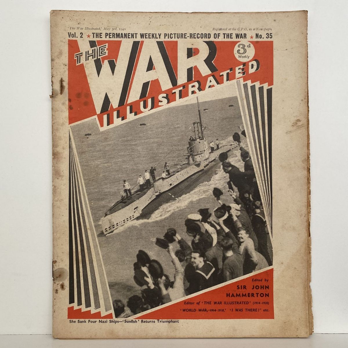 THE WAR ILLUSTRATED - Vol 2, No 35, 3rd May 1940