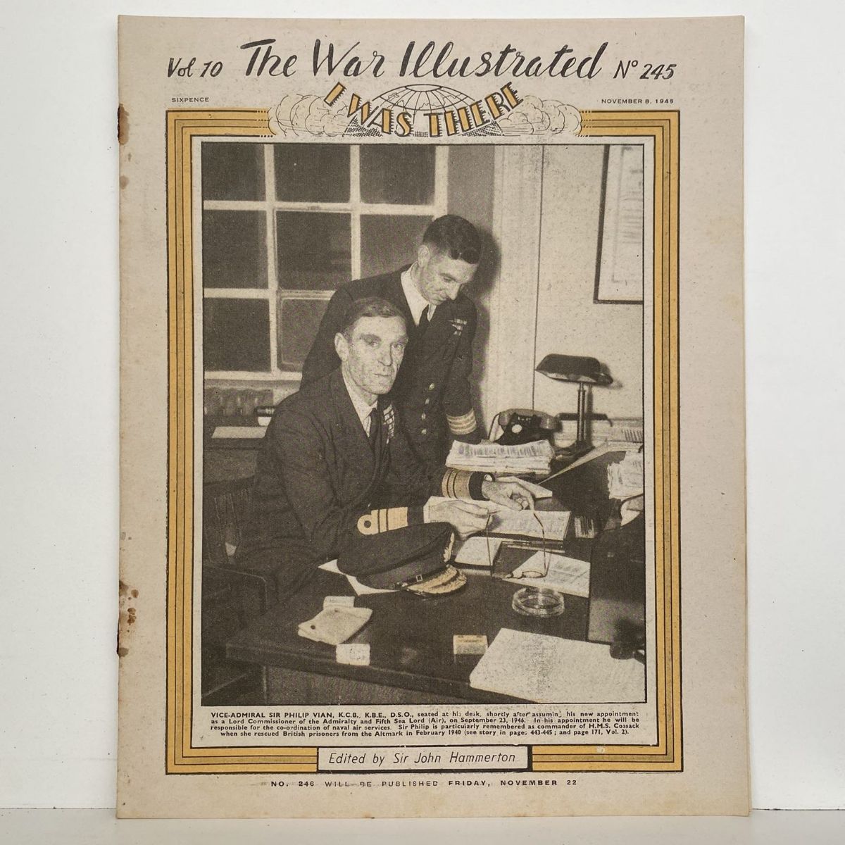 THE WAR ILLUSTRATED - Vol 10, No 245, 8th Nov 1946