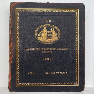 LLOYD'S REGISTER OF SHIPPING 1909 - 1910, 573, Volume 1, 2 and Appendix