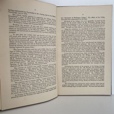 WELLINGTON COLLEGE OLD BOYS' RECORD and short History