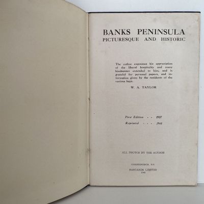BANKS PENINSULAR: Picturesque and Historic