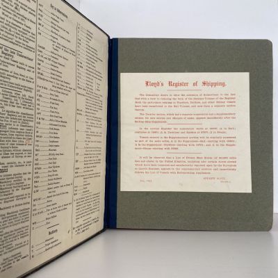 LLOYD'S REGISTER OF SHIPPING 1923 - 1924, Volume 1, Register - 7964
