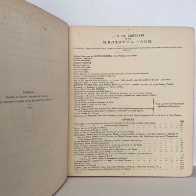 LLOYD'S REGISTER OF SHIPPING 1923 - 1924, Volume 1, Register - 7964