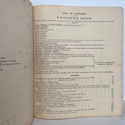 LLOYD'S REGISTER OF SHIPPING 1930 - 1931, Volume I, Register - 6246