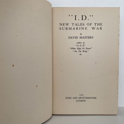 I.D. NEW TALES OF THE SUBMARINE WAR