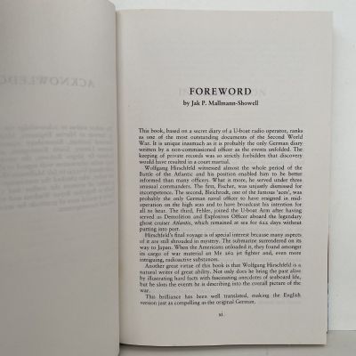 HIRSCHFELD: The Story of a U-boat NCO 1940-1946