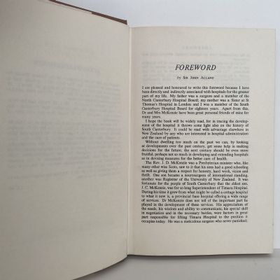 A HISTORY OF TIMARU HOSPITAL