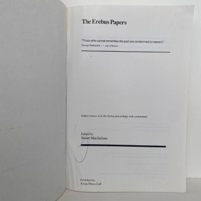 THE EREBUS PAPERS