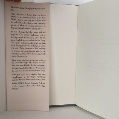Socks from Bungendore: Letters of Tom Rutledge from WW1