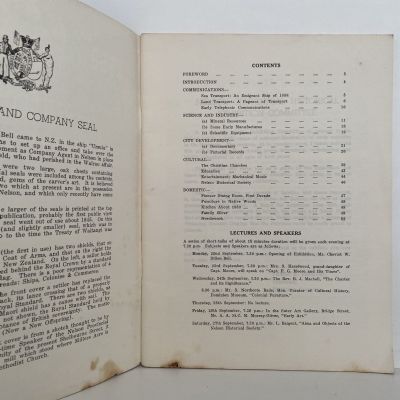 NELSON HISTORICAL EXIBITION 1858 - 1958