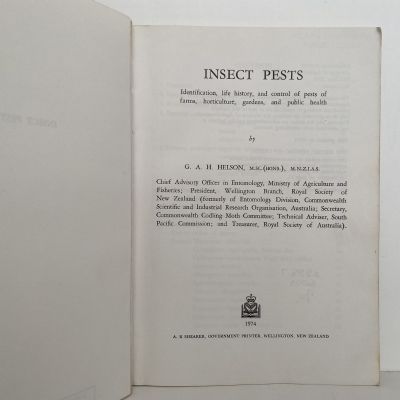 INSECT PESTS