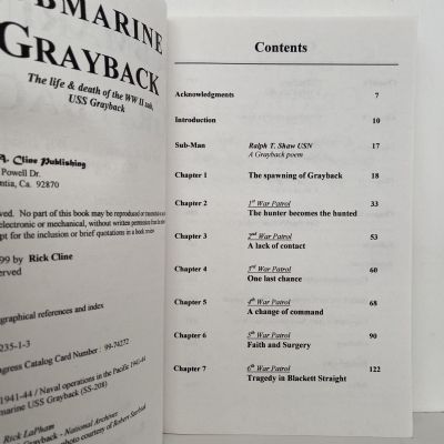 SUBMARINE GRAYBACK: The Life & Death of the WW II Sub, USS Grayback