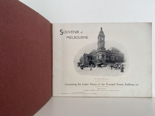 MELBOURNE Illustrated Souvenir - Present Day Views