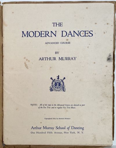 THE MODERN DANCES: Advanced Courses 