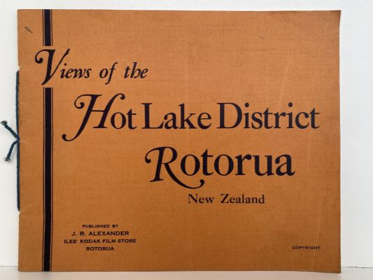 Views of the Hot Lake District Rotorua New Zealand