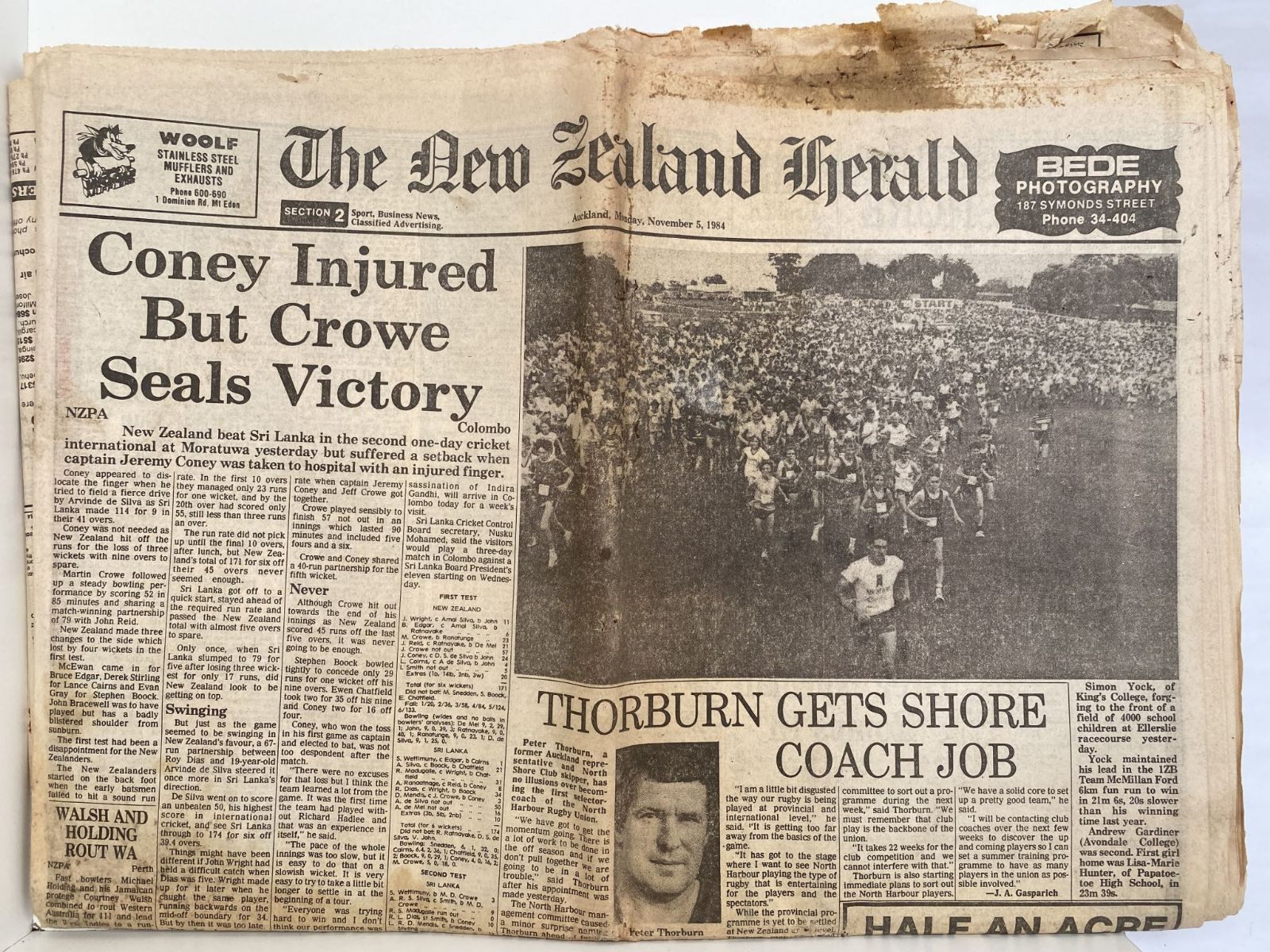 OLD NEWSPAPER: The New Zealand Herald, 5 November 1984