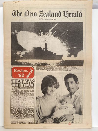 OLD NEWSPAPER: The New Zealand Herald, 6 January 1983 - Review of 1982
