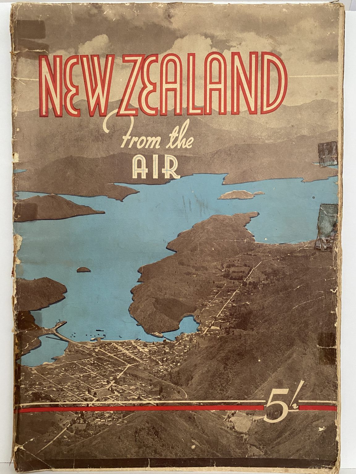 NEW ZEALAND from the AIR - pictorial magazine 1940s