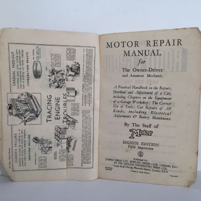 THE MOTOR REPAIR MANUAL: Eighth Edition