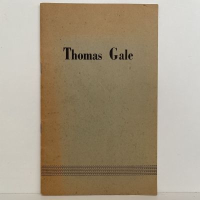 Thomas (Tom) Gale biography of memories