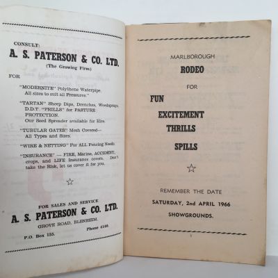 Marlborough A&P Association: 1965 Annual Show Catalouge