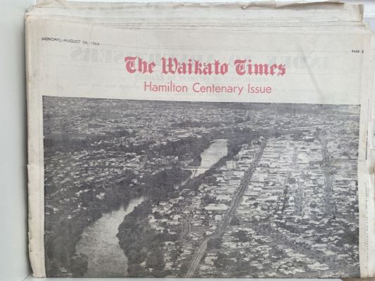 OLD NEWSPAPER: The Waikato Times, Hamilton Centenary Edition 1964