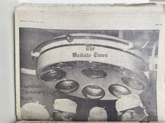 OLD NEWSPAPER: The Waikato Times, Hamilton Centenary Edition 1964