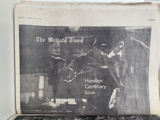 OLD NEWSPAPER: The Waikato Times, Hamilton Centenary Edition 1964