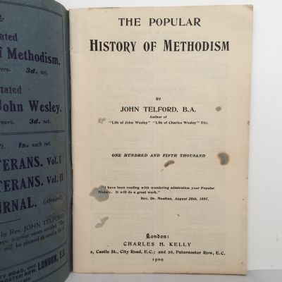 The Popular History of Methodism