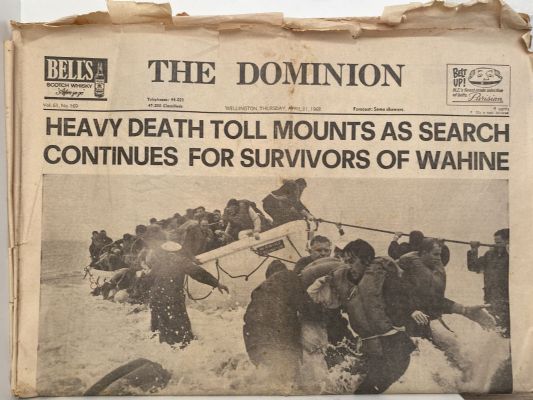 OLD NEWSPAPER: The Dominion, 11 April 1968 - Wahine Disaster