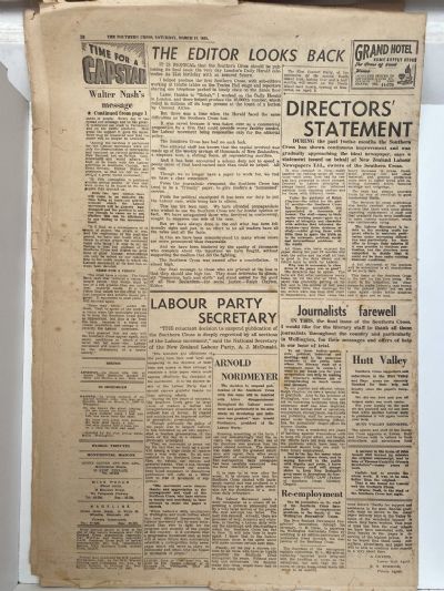 OLD NEWSPAPER: The Southern Cross, Wellington - 17 March 1951