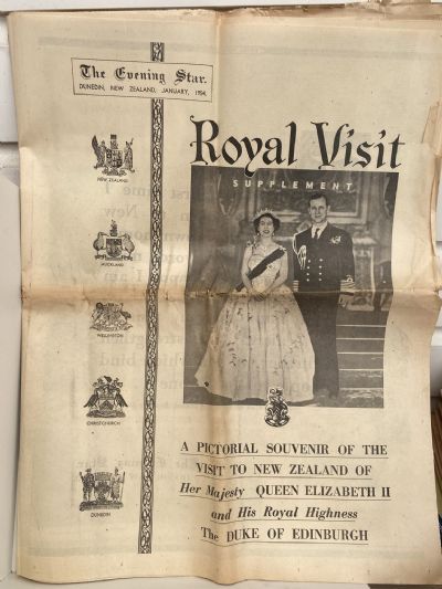 OLD NEWSPAPER: The Evening Star - Royal Visit Supplement January 1954