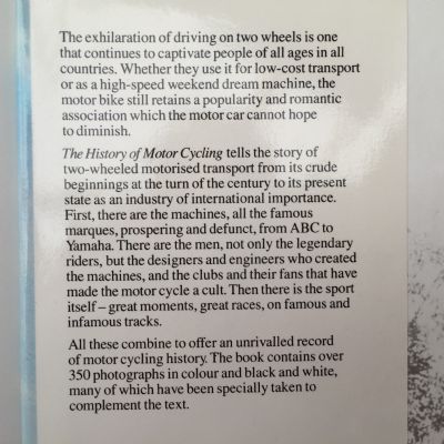 The History of Motor Cycling