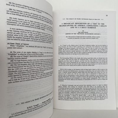 What Britain Knew and Wanted to Know about U-boats - Volume 1