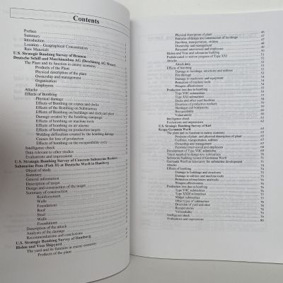 Extracts from the Strategic Bombing Survey of the German U-boat Industry