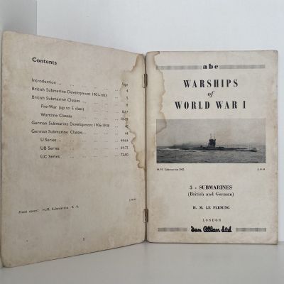 WARSHIPS OF WORLD WAR 1: No 5 - Submarines