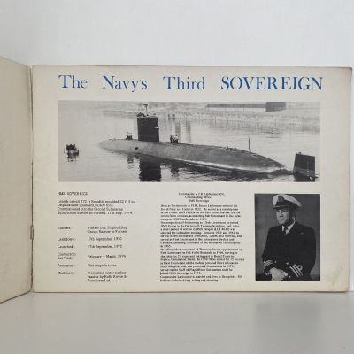 H.M.S. SOVEREIGN: Commissioning Souvenir