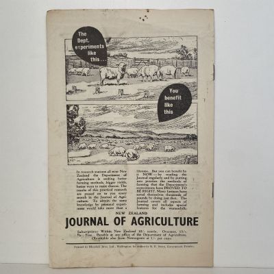 COBALT DEFICIENCY IN SHEEP: Advice to Farmers: Bulletin No. 180