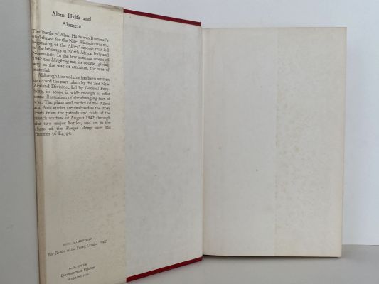 ALAM HALFA and ALAMEIN: History of New Zealand in the Second World War 1939-45