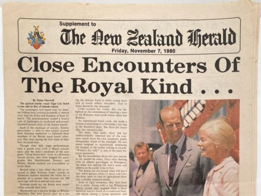 OLD NEWSPAPER: The New Zealand Herald, 7 November 1980 - Royal Tour Supplement